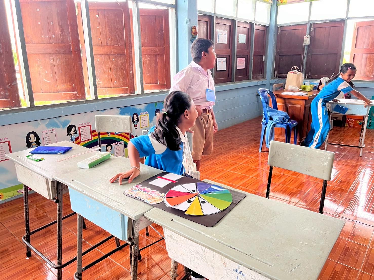 38. ค่ายศิลปะบูรณาการกับสาระการเรียนรู้สำหรับนักเรียนระดับประถมศึกษา ณ โรงเรียนบ้านโนนม่วง